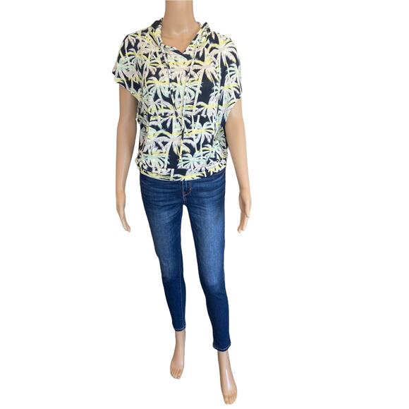 SEN Collection Kiko Palm Beach Top with Cap Sleeve Size S - Picture 4 of 9